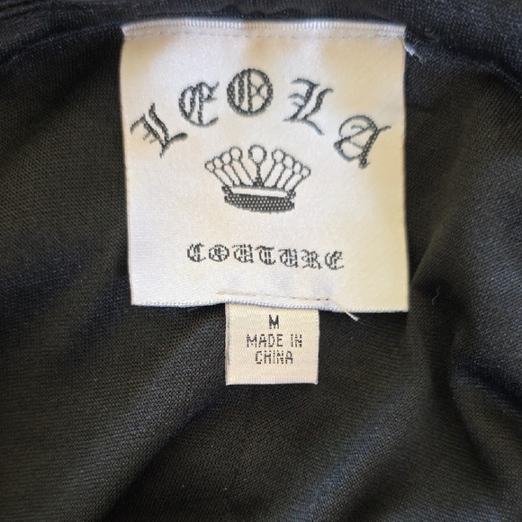 Black Ruffled Strapless Bodycon Dress NWOT - Picture 5 of 5